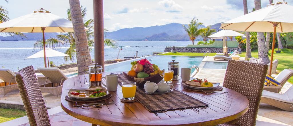 Oceanfront Citakara Sari Villas Candidasa Kültér fotó